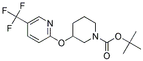 3-(5-Trifluoromethyl-pyridin-2-yloxy)-piperidine-1-carboxylic acid tert-butyl ester Struktur