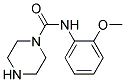 N-(2-methoxyphenyl)piperazine-1-carboxamide Struktur