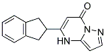 5-(2,3-dihydro-1H-inden-2-yl)pyrazolo[1,5-a]pyrimidin-7(4H)-one Struktur