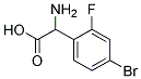 amino(4-bromo-2-fluorophenyl)acetic acid Struktur