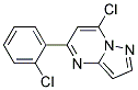 7-chloro-5-(2-chlorophenyl)pyrazolo[1,5-a]pyrimidine Struktur