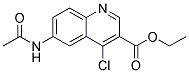 ethyl 6-(acetylamino)-4-chloroquinoline-3-carboxylate Struktur