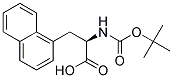 (2R)-2-[(tert-butoxycarbonyl)amino]-3-naphthalen-1-ylpropanoic acid Struktur