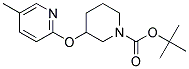 3-(5-Methyl-pyridin-2-yloxy)-piperidine-1-carboxylic acid tert-butyl ester Struktur