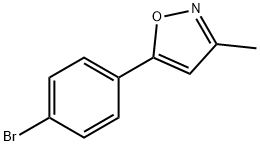 5-(4-bromophenyl)-3-methylisoxazole Struktur