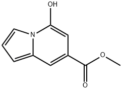 methyl 5-hydroxyindolizine-7-carboxylate Struktur