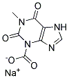 Sodium theophylliate Struktur