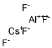 Cesium aluminum fluoride Struktur