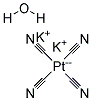 Potassium tetracyanoplatinate hydrate Struktur