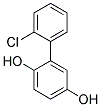 (O-CHLOROPHENYL)HYDROQUINONE Struktur