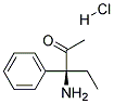 (S)-3-AMINO-3-PHENYL-2-PENTANONEHYDROCHLORIDE Struktur