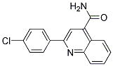 2-(P-CHLOROPHENYL)-4-QUINOLINECARBOXAMIDE Struktur