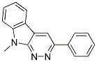 9-METHYL-3-PHENYL-9H-PYRIDAZINO(3,4-B)INDOLE Struktur