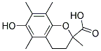 6-HYDROXY-2,5,7,8-TETRAMETHYL-2-CHROMANCARBOXYLICACID Struktur