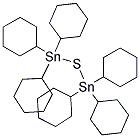 BIS(TRICYCLOHEXYLSTANNYL)SULFIDE Struktur