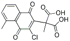 DIMETHYL(3-CHLORO-1,4-DIOXO-1,4-DIHYDRO-2-NAPHTHYL)MALONATE Struktur