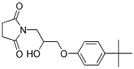 N-(3-(P-TERT-BUTYLPHENOYX)-2-HYDROXYPROPYL)SUCCINIMIDE Struktur