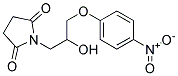 N-(2-HYDROXY-3-(P-NITROPHENOXY)PROPYL)SUCCINIMIDE Struktur