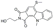 N-(2-HYDROXYETHYL)-9-METHYL-4-METHYLTHIO-1,2-CARBAZOLEDICARBOXIMIDE Struktur