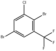 3-Chloro-2,5-dibromobenzotrifluoride Struktur