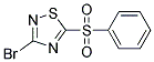 3-Bromo-5-(phenylsulfonyl)-1,2,4-thiadiazole Struktur