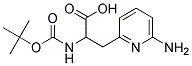 3-(6-AMINOPYRIDIN-2-YL)-N-BOC-DL-ALANINE
 Struktur