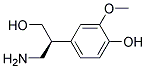 (S)-3-(4-HYDROXY-3-METHOXYPHENYL)-BETA-ALANINOL
 Struktur