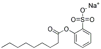 Sodium nonanoyloxybenzene sulfonate Struktur