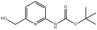 tert-butyl [6-(hydroxymethyl)pyridin-2-yl]carbamate Struktur