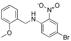 (4-Bromo-2-nitro-phenyl)-(2-methoxy-benzyl)-amine Struktur