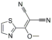 [methoxy(1,3-thiazol-2-yl)methylidene]propanedinitrile Struktur