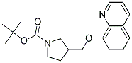 3-(Quinolin-8-yloxymethyl)-pyrrolidine-1-carboxylic acid tert-butyl ester Struktur