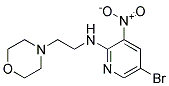 (5-Bromo-3-nitro-pyridin-2-yl)-(2-morpholin-4-yl-ethyl)-amine Struktur