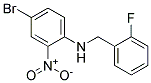 (4-Bromo-2-nitro-phenyl)-(2-fluoro-benzyl)-amine Struktur