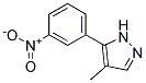 4-methyl-5-(3-nitrophenyl)-1H-pyrazole Struktur