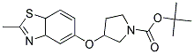 3-(2-Methyl-3a,7a-dihydro-benzothiazol-5-yloxy)-pyrrolidine-1-carboxylic acid tert-butyl ester Struktur