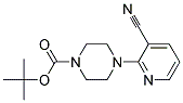 tert-butyl 4-(3-cyanopyridin-2-yl)piperazine-1-carboxylate Struktur