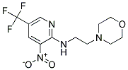 (2-Morpholin-4-yl-ethyl)-(3-nitro-5-trifluoromethyl-pyridin-2-yl)-amine Struktur