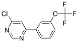 4-Chloro-6-(3-trifluoromethoxy-phenyl)-pyrimidine Struktur