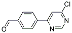 4-(6-Chloro-pyrimidin-4-yl)-benzaldehyde Struktur