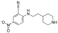 5-Nitro-2-(2-piperidin-4-yl-ethylamino)-benzonitrile Struktur