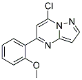 7-chloro-5-(2-methoxyphenyl)pyrazolo[1,5-a]pyrimidine Struktur