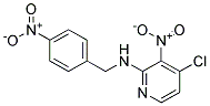 (4-Chloro-3-nitro-pyridin-2-yl)-(4-nitro-benzyl)-amine Struktur