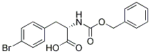 (2S)-2-{[(benzyloxy)carbonyl]amino}-3-(4-bromophenyl)propanoic acid Struktur