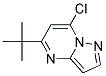 5-tert-butyl-7-chloropyrazolo[1,5-a]pyrimidine Struktur