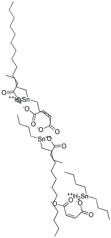 DI-N-BUTYLTIN LAURATE-MALEATE Struktur