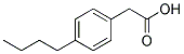 4-N-BUTYLPHENYLACETIC ACID Struktur