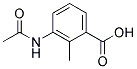 3-ACETAMIDO-2-METHYLBENZOIC ACID Struktur