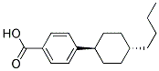 4-TRANS(4'-BUTYLCYCLOHEXYL)BENZOIC ACID Struktur