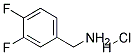 3,4-Difluorobenzylamine HCl Struktur